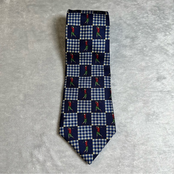 Tommy Hilfiger Other - Vintage Tommy Hilfiger Golf Tie Men’s 100% Silk Made in USA